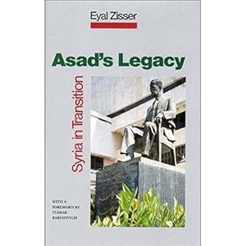Hardcover Asad's Legacy: Syria in Transition Book