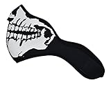 Halb Sturmmaske Halb Sturmmaske/Sturmhaube Totenkopf schwarz wei