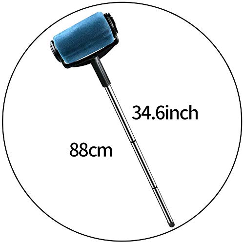 Paint Roller Kit with Sticks Ceiling Wall Painting Brushes Roller Runner Decorating Tools House Painting Supplies Paint Roller Brush Set (6pcs) - Thumbnail 7