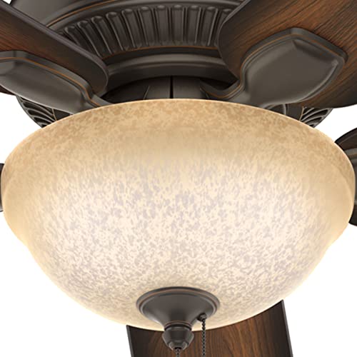 Hunter Matheston Indoor / Outdoor Ceiling Fan With Light And Pull Chain Control #TOP2