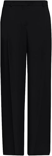 Satin Dropped Waist Straight Pants