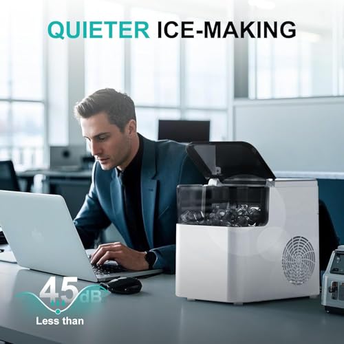 Máquina portátil para hacer hielo, 12kg/24h, 2 tamaños miniatura 6