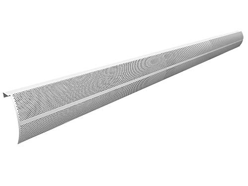 Baseboarders Elliptus Series 7 ft (84 in) Galvanized Steel Slip-On Baseboard Heater Cover, Rust Resistant, White, for Hydronic Hot-Water Systems