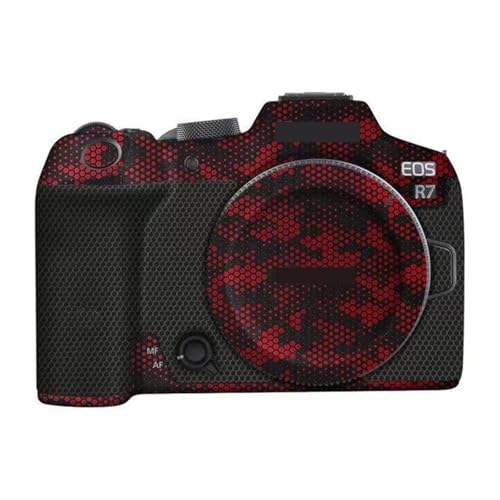 Film protection vinyle Canon R7 luxe anti-rayures rouge