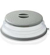 ASFINS Abdeckhaube Mikrowelle Faltbare, Microwellenabdeckhaube 26cm Mikrowellenabdeckung mit Grif...