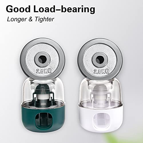 2 Pcs Toothpaste Dispenser Automatic Toothpaste Squeezer - Wall Mounted Hands Free Toothpaste Holder for Kids and Family Washroom Bathroom Come with Strong Adhesive Sticker - Thumbnail 3
