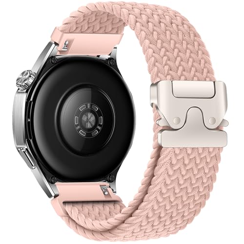 Image of XMUXI 22mm Watch Band Compatible with Huawei Watch GT6 GT5 /GT 4 46mm Nylon Strap Huawei Watch 4 Band for GTR 4 Venu 2 /3,Vivoactive 4 Braided Watch Belt Parachute Metal Clasp(No Watch)
