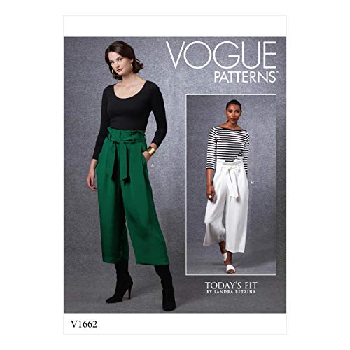 Vogue Patterns V1662A MISSES SKIRT/PANTS, papel, varios, todos los tamaños en un solo sobre