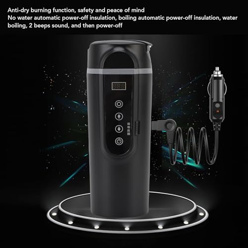 Tetera Eléctrica Portátil 500ml para Auto 12V-24V miniatura 5