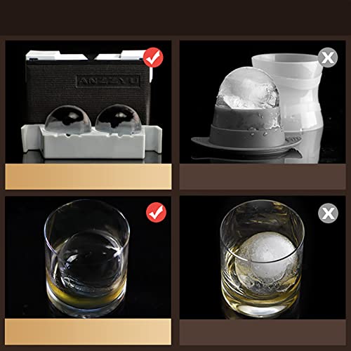 ANZZYU 透明氷メーカー 丸型