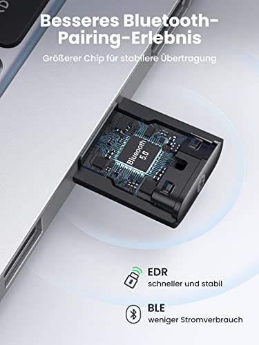 Bluetooth Adapter Ugreen für PC mit Bluetooth 5.0 Technologie