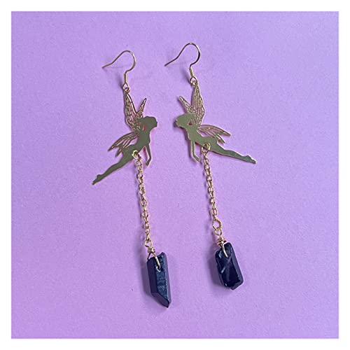 Boucles d'oreilles en cristal légères avec crochets confortables pour dames