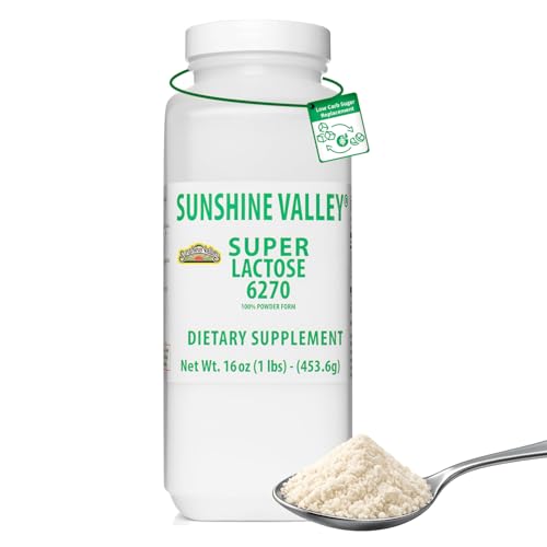 Image of Sunshine Valley Lactose Powder (Milk Sugar), Fine White Powder, 16 oz