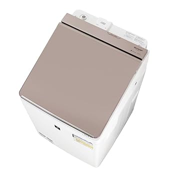 Amazon | シャープ タテ型 洗濯乾燥機 洗濯8kg 乾燥4.5㎏ 幅55.5
