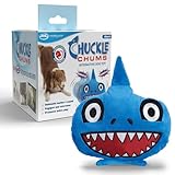 JML Chuckle Chums Dog Toy - a Fun Birthday Present, Interactive Dog Toys with Motion Activated Sounds and Movements, Enrichment Toy, Boredom Relief, Durable, Machine Washable Pet Companion, Shark