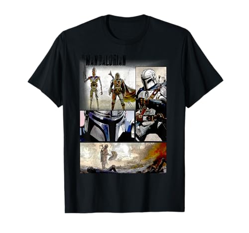 T-shirt Star Wars Mandalorian idéal pour afficher sa passion SF