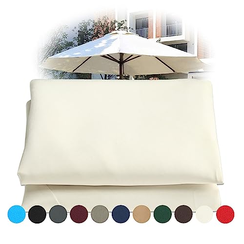Toile de parasol 300cm pour ombrager vos repas sur la terrasse cet été