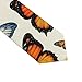 VAFZASC Ties for Men Boys Wedding Dance Prom, Fashion Skinny Neck Tie Beautiful Butterfly Vintage Botanical Butterflies