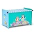 Delta Children Bluey Toy Box with Retractable Fabric Top