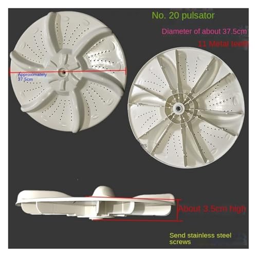 Chasis rueda ondulada para reparar lavadoras Royalstar de carga superior 7