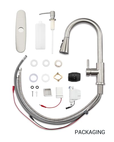 Appaso APS2007 Touchless Kitchen Faucet, Motion Sensor Kitchen Sink Faucet With Pull Down Abs Sprayer 3 Modes thumb #6