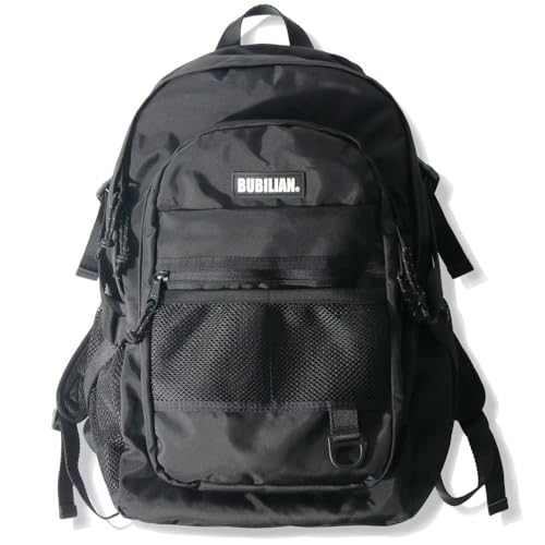 [バビリアン] 【公式】 Arvid Backpack Unisex Black 37L 韓国 リュックサック バッグ 多機能 大容量 ノートパソコン 収納 通勤 出張 旅行 通学 メンズ/レディース 人気 おしゃれ カジュアル リュック [並行輸入品]