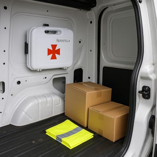 FERRETELIX® Botiquín Maletín Homologado con Dotación – 26 x 23 x 7 cm – Kit de Primeros Auxilios Portátil – Uso Profesional y Doméstico - imagen 7