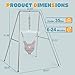 Baby Jumper with Stand, Baby Jumpers and Bouncers, Baby Exerciser Suitable for 6-24 Months, Easy to Assemble & Store Jumper for Baby
