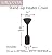 SIRUITON Standup Patio Heater Cover,420D Heavy Duty Waterproof Heater Cover for Outdoor Heater-?95"x34"x18.5",Black?
