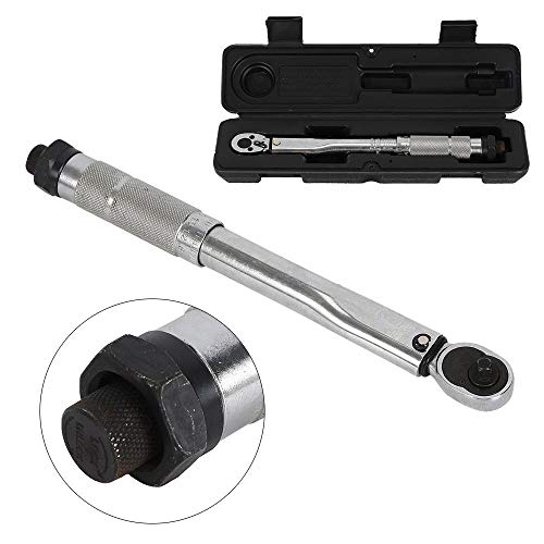 YUNRUS 1/4'' Drive Torque Wrench Low Range 5-25Nm Ratchet Bikes Hand Spanner Tool +case