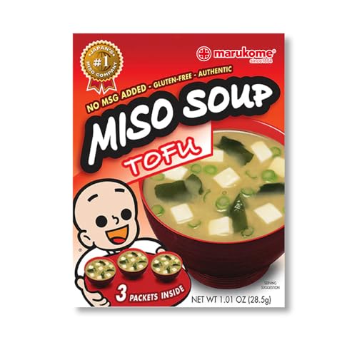 Marukome Miso Instant Tofu, 1.01 Ounce(Pack of 12)