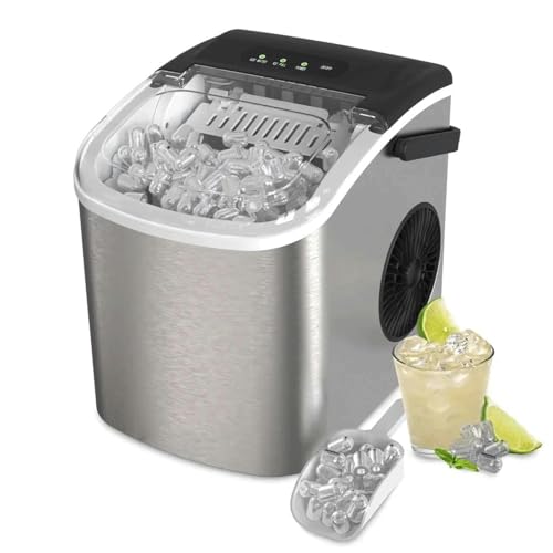 Máquina de hielo portátil para encimera 26 lb/24 horas miniatura 1
