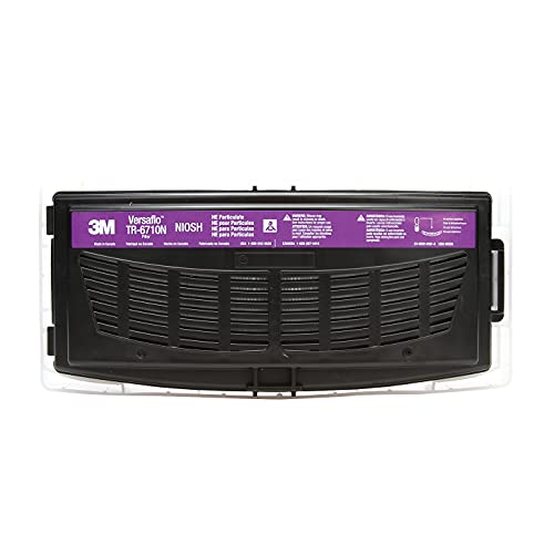 3M Papr, Versaflo High Efficiency Filter Tr-6710N, Particulates, For Tr-600 Powered Air Purifying Respirator, 40/Case #TOP26