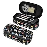 Geoocii Airplanes And Helicopters Large Capacity Pencil Case Organizer Pencil Pouch Stationery With Zipper School Supplies Pencil Bag For Girls Boys Teens Adult Office