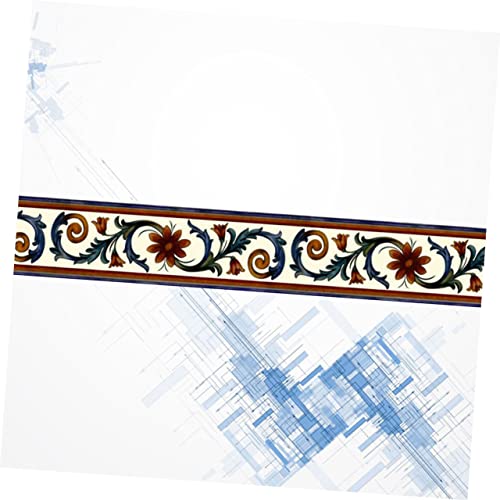 COOLHIYA Borda De Papel De Parede Em Pvc Backsplash Adesivo De Azulejos Adesivo De Borda De Papel De