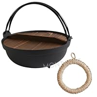 Amazon | 南部鉄器 いろり鍋 9寸 IH対応 27cm 囲炉裏鍋 日本製