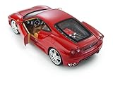 Estilo Auténtico y Deco Hot Wheels Coleccionismo K4205-0 - 1:18 Ferrari F430 Rojo