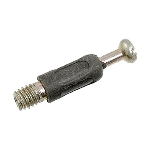 Aexit Furniture Plastic Nuts Coated Rod Screw Connector Fittings Panel Nuts 15 Pcs