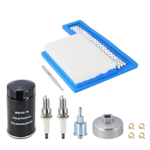 149-2341 Fuel Filter 140-3116 Air Filter 122-0836 Oil Filter 167-1638 Sprk Plug Tune Up Kit Compatible With Onan RV QG 5500 7000 Marquis Gold Platinum EFI HGJAA HGJAB HGJAC