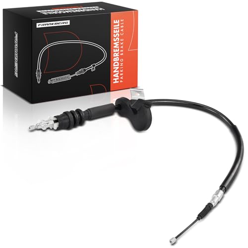 Image of Frankberg Handbrake Cable Rear Left Compatible with 7 Series E65 E66 E67 730-760 3.0L-6.0L 2001-2008 Replace# 34436780016