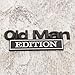 1pc Old Man Edition Metal Emblem Badge Sticker Decal for Car Truck Fits Fender or Rear Tailgate Bumper Stickers (Black and red)