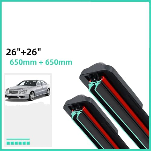 Balais Essuie-Glace Benz E Class W211 Caoutchouc Premium Double Performance - 3