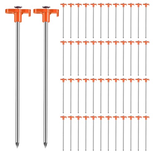Ohiyoo 50 Pack Tent Stakes