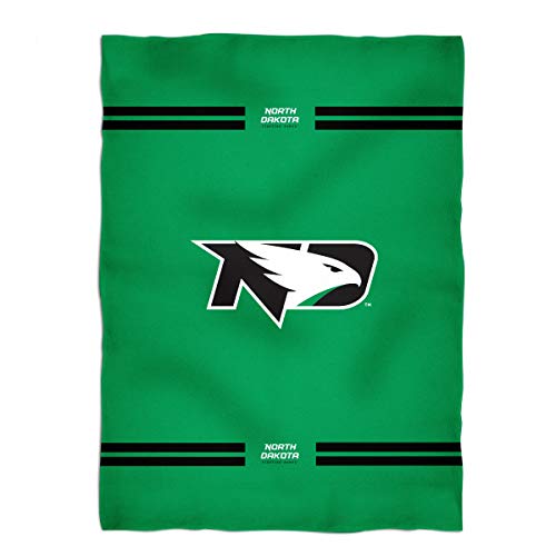 Vive La Fete College Blanket, Officially Licensed UND, North Dakota Fighting Hawks, Warm & Lightweight Throw Measuring 40" X 58" from
