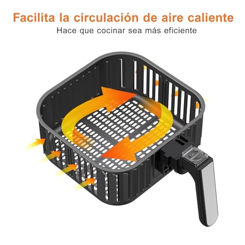 Cesta de Repuesto para Freidora de Aire Innsky de 5,5 l para Air Fryer Innsky, Cesta para Freír Antiadherente, Apta para Lavavajillas, IS-EE004,Solo compatible con la freidora de aire Innsky - imagen 5