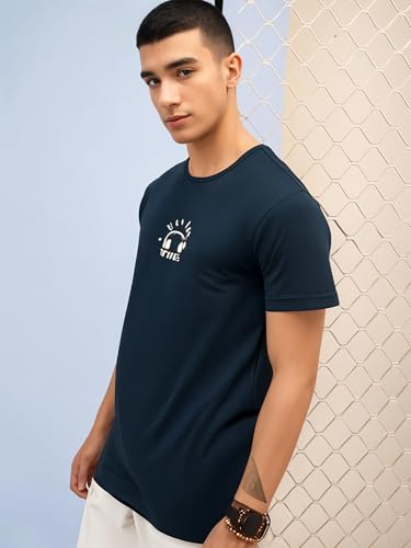 Image of Mack Jonney Oversized | Loose Fit | Half Sleeves 100% Cotton Round Neck Printed T-Shirt for Men-MACK208