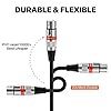 NUOSIYA 20M XLR Cables 2 Packs,XLR Male to Female 3 Pins Balanced Microphone Cable for Studio Recorder, Mic, Mixer, Speaker System, Phantom Power #5