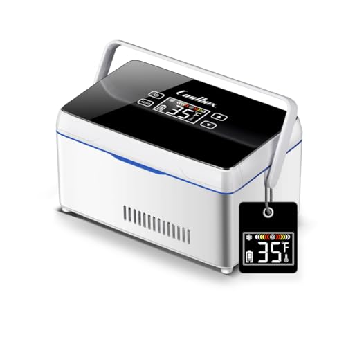 Comparison: Best Mini Fridge For Insulin 11 QIRDLP Insulin cooler travel box,Mini insulin travel case,medicine cooler,Portable Diabetic Box Keeping Cooling35℉ ~ 46 ℉ car Cooler Box,LED Display (Fahrenheit)