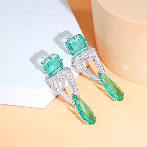 Tringle d'oreille poire zirconium rose Wen bijou pour soirées et quotidien