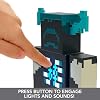 Mattel Minecraft Toys Warden Action Figure with Lights, Sounds and Accessories, Gift for Kids
